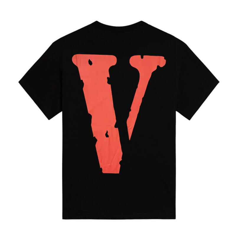 Black Vlone Friends Godfather Mulberry St Red Tee Shirt – Official