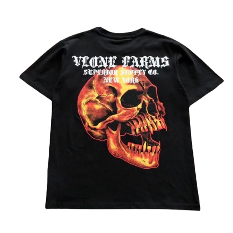 Demon Fire Vlone Farms T-Shirt Black