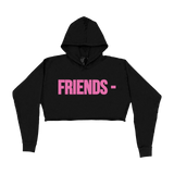 FRIENDS – PINK HOODIE – BLACK (WOMENS)