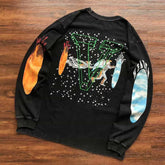 Vlone Aesthetic Black Sweatshirt