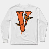 Vlone Butterfly Long Sleeve T-Shirt