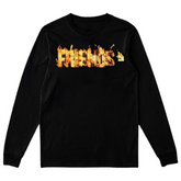 Vlone Flaming Friends Sweatshirt – Black