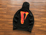 Vlone Hell Fire Black Hoodie