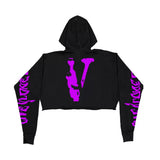 Vlone Mirage Purple Hoodie – Black – Womens