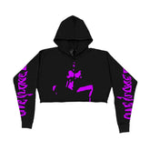 Vlone Mirage Purple Hoodie – Black – Womens