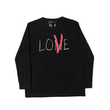 Vlone V Logo Pullover Black Long Sleeve