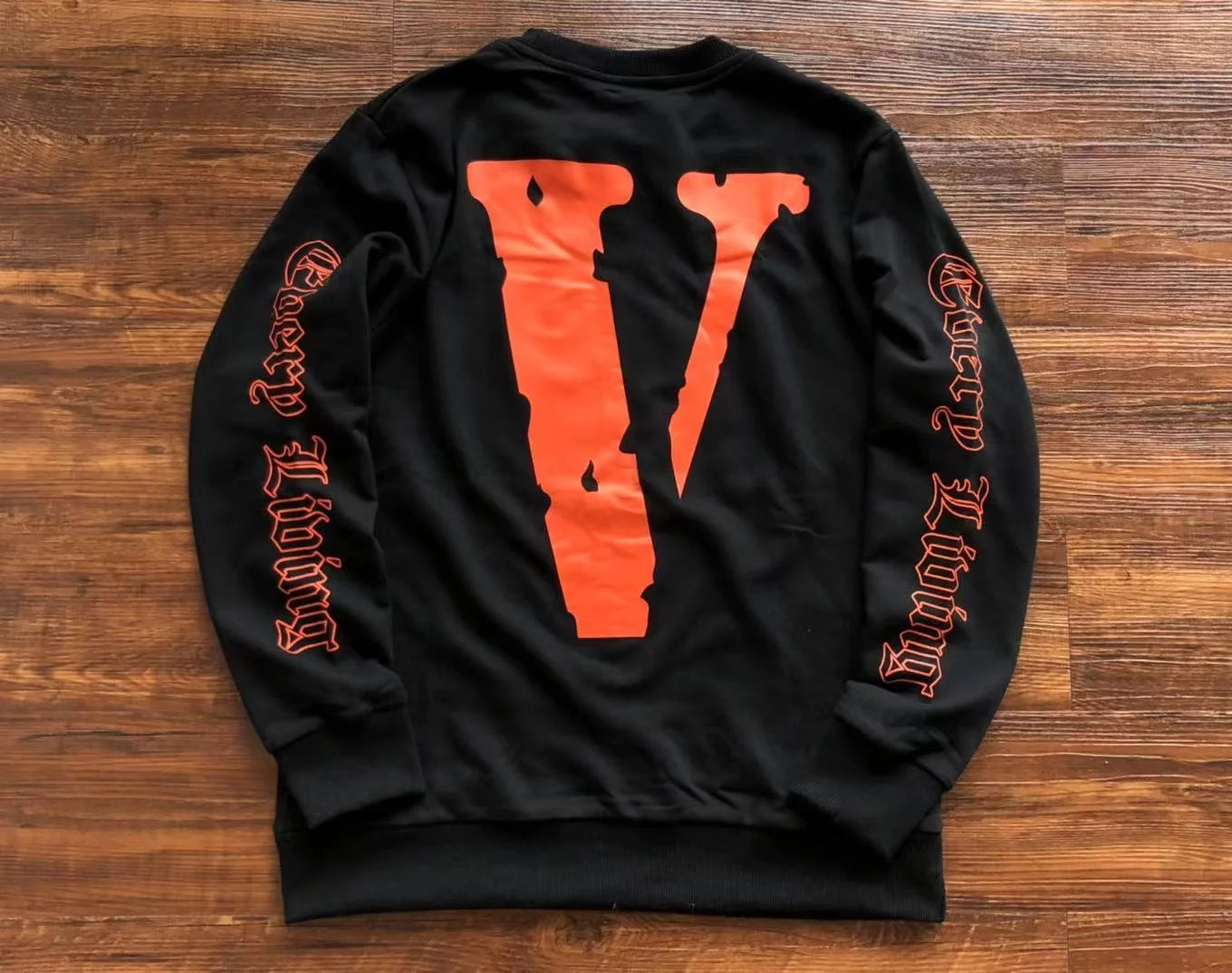 Vlone X Off White Black Sweatshirt