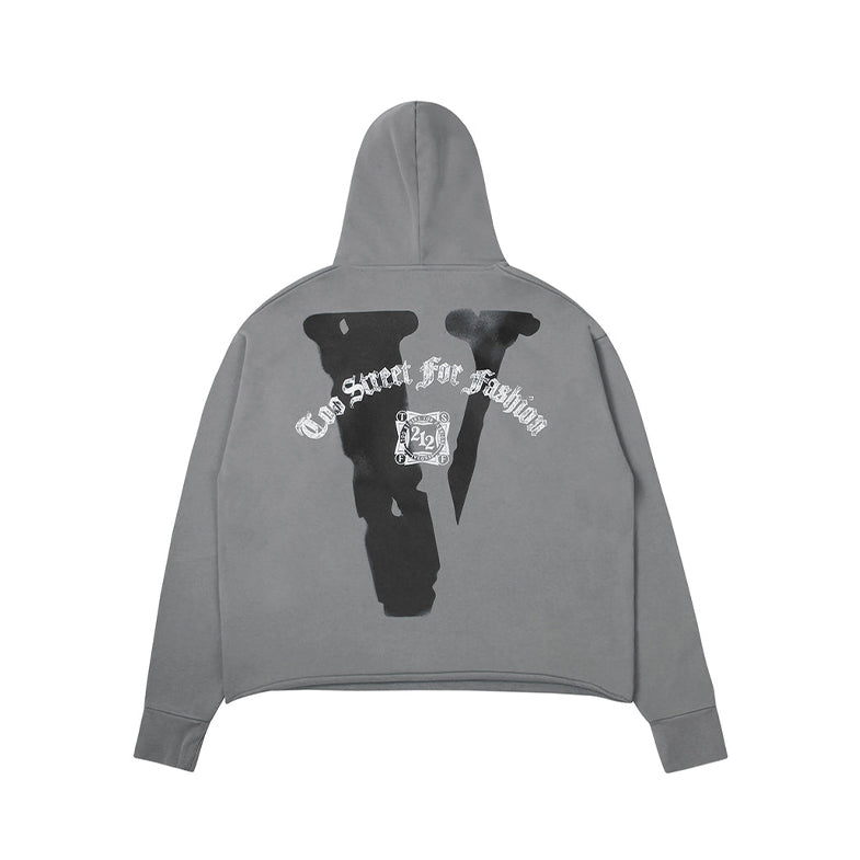 Grey Vlone Bite Before You Bark Hoodie 2