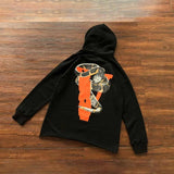 One Eye Snake Vlone Black Hoodie