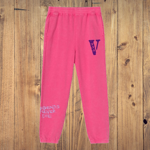 VLONE X Juice WRLD 999 Pink Sweat Pants