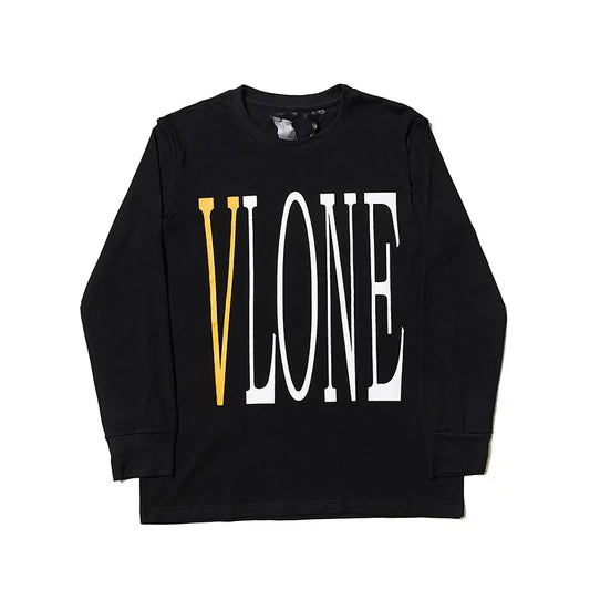 Vlone Black Long Sleeve Shirt