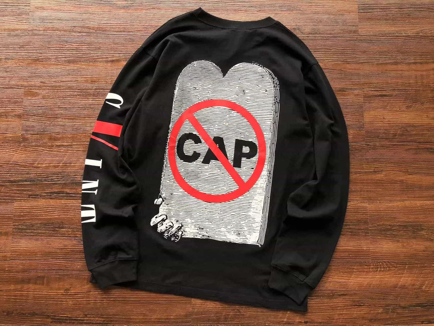 Vlone No Cap Black Sweatshirt