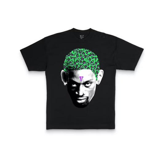 Vlone Rodman Cheetah T-Shirt – Black