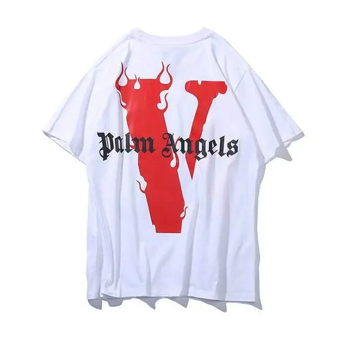 Vlone X Palm Angels T-shirt- White
