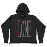 Vlone Hoodie Rhinestone